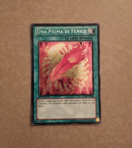 Card una piuma di - yu-gi-oh,